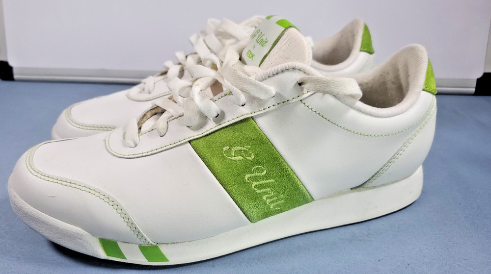 Vintage Reebok G-Unit RB503 white and green sneakers Men's SIze 9